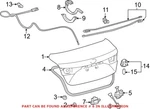 Genuine Oem Rear Deck Lid Striker For Toyota 6462106030. Fixed Price $23.35.
