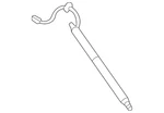 Genuine Volkswagen Lift Cylinder 3CM-827-851-B. Fixed Price $61.61.