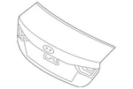 Genuine Hyundai Trunk Lid 69200-J0000. Fixed Price $891.89.