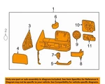 Gm Oem 16-19 Sierra 1500 Front Door Outside Mirrors-mirror Assy 84228899. Fixed Price $843.91.