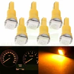 For 6PCS T5 Amber/yellow 74 Wedge Instrument Dash 5050 1SMD Led Light Lamp. Fixed Price $8.39.