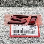 Genuine Oem Si Black Red Emblem For Honda Civic 2016-2025 Trunk Rear Jdm Badge. Fixed Price $18.00.
