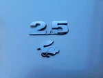 06 07 08 09 Vw Volkswagen Rabbit 2.5 Oem Chrome Rear Trunk Emblem Logo Badge. Fixed Price $28.00.