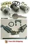 Fits 1967 Camaro Complete Oe Style Lock Set W/ Original Gm Keys- Uses #112 Trunk. Fixed Price $64.90.