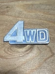 1980-1990 Toyota Land Cruiser FJ62 Trunk Back Door Nameplate Emblem 4WD BJ60 Hjz. Fixed Price $26.24.