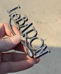 Oem Vtg 1980S Chrysler Lebaron Car Metal Badge / Emblem Script 4017848 Good Pins. Fixed Price $35.00.