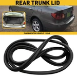 Weatherstrip Rear Trunk Lid Black Rubber For 2003-2008 Toyota Corolla Seal. Fixed Price $29.44.