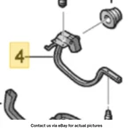 2011-2018 Vw Jetta Left Rear Trunk Lid Hinge Used Oem 5C6827301D. Fixed Price $109.99.
