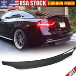 For Audi RS5 Coupe 2009-2016 Real Carbon Highkick Rear Trunk Lip Spoiler Wing. Fixed Price $145.34.
