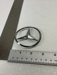 Mercedes-benz Oem Chrome Plastic 7/8" Emblem Badge Logo Nameplate A203 758 00. Fixed Price $19.99.