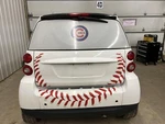 08-16 Smart Fortwo Lower Rear Hatch Trunk Decklid Liftgate, Crystal White Eaz. Fixed Price $200.00.