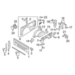 Ford F-150 2021-2026 ML3Z99404A42A Rear Tailgate Striker Plate. Fixed Price $20.16.