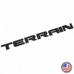 Gmc Terrain Front Door Rear Liftgate Nameplate Emblem Decorate Gloss Black. Fixed Price $19.99.
