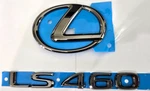 Fits Lexus LS460 Black Chrome Rear Emblem Kit 2007 2008 2009 2010 2011 2012. Fixed Price $99.99.