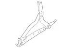 Genuine Audi Deck Lid Hinge 4E0-827-299-H. Fixed Price $101.82.