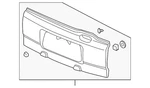 Genuine Honda Cladding Tailgate (lower) *B535M* (blue METALLIC)74890-SCV-A10ZB. Fixed Price $441.22.