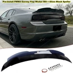 Rear Trunk Wickerbill Gloss Black Spoiler Pmma Flap Wing For Dodge Charger 11-23. Fixed Price $122.36.
