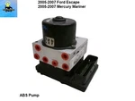 5L8T2C219AG 05 06 07 Mercury Mariner Ford Escape Abs Brake Pump & Module. Fixed Price $69.00.