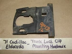 Oem 1971 Cadillac Eldorado Trunk Lock Clip Retainer Mounting Hardware. Fixed Price $39.99.