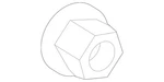 Genuine Mercedes-benz Nut 001-990-82-58. Fixed Price $12.24.