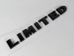 Black Limited Emblem For Jeep Grand Cherokee Patriot Compass Rear Liftgate Badge. Fixed Price $14.99.