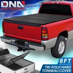 For 1999-2014 Silverado/sierra 8' Bed Truck Hard Solid Tri-fold Tonneau Cover. Fixed Price $438.99.