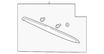 Genuine Honda Deck Lid Finish Panel 74890-S5P-A00. Fixed Price $109.35.