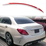 Painted Abs Rear Trunk Spoiler For Mercedes Benz W205 Sedan 15-21 Red 996. Fixed Price $89.99.