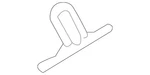 Genuine Mazda Deck Lid Striker GG2A-56-840. Fixed Price $23.09.