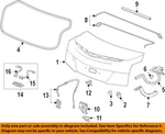 Gm Oem 13-26 ATS,CT4,CT5,CT6 Trunk Lid Components-hinge Bumper 22974918. Fixed Price $29.21.