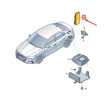New Audi A3 Sportback 8Y Rear Tailgate Control Unit 5WB959107C Genuine. Fixed Price $591.88.