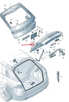 New Audi A5 Sportback F5 Rear Bumper License Plate Bracket 8W8827113A9B9. Fixed Price $96.14.