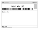 Genuine Bmw Battery Box 51-71-2-496-288 New. Fixed Price $62.43.