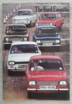 Ford Escort Mk Range Brochure 1971 - Base Xl Gt Saloon Estate. Fixed Price $26.85.