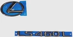 Fits Lexus LS460L Black Chrome Rear Emblem Kit 2007 2008 2009 2010 2011 2012. Fixed Price $99.99.