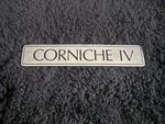 Rolls-royce Bentley Corniche Iv 1992-95 Chrome Boot Trunk Badge UB82356 Oem Nos. Fixed Price $350.00.