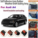 Door Edge Rubber Seal Strip Weather Draft Wind Noise Reduction Kit For Audi A4. Fixed Price $59.98.