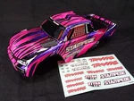 New Traxxas Stampede 2WD Pink Purple Painted Body Shell Lid Decals Clipless. Fixed Price $28.49.