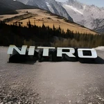 2009- 2018 Dodge "nitro" Rear Emblem Badge Logo "free Same Day Shipping" B08. Fixed Price $13.97.