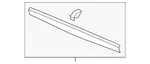 Genuine Volkswagen Upper Trim 5GM-867-715-A-82V. Fixed Price $46.42.