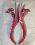 97-04 Porsche Boxster 986 Convertible Top Red Lever Hinge Support Arm Set Oem. Fixed Price $100.00.