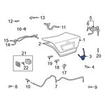 For Toyota Camry 2002-2006 64610AA070 Rear Deck Lid Latch. Fixed Price $84.38.