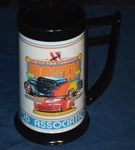 1999 Street Rod Nationals Kalamazoo Michigan Nsra 12TH Annual Beer Mug 6.5" Inch. Fixed Price $12.99.