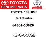 Toyota Genuine Hinge, Package Tray Trim 64361-53020 New. Fixed Price $599.51.