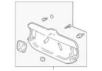Genuine Honda License Plate Light Panel 74890-S9V-A20ZJ. Fixed Price $481.18.