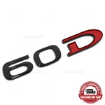 Tesla Rear Liftgate Lid Model 60D Nameplate Logo Badge Emblem Sport Black & Red. Fixed Price $16.99.