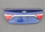 15-17 Toyota Camry Deck Lid W/camera Minor Top Scuffs Blue PC:8T7 76K Se 61026. Fixed Price $399.00.
