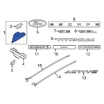 Ford Escape 2020-2026 LJ6Z9922004AA Rear Liftgate Latch Handle. Fixed Price $129.10.