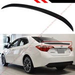 For 2014-2019 Toyota Corolla Painted Glossy Black Sport Trunk Lid Spoiler Wing. Fixed Price $53.99.