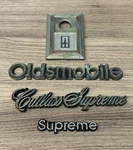 1981-1988 Oldsmobile Cutlass Supreme Tailgate Fender Bumper Emblems Set Oem. Fixed Price $75.99.